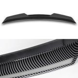 W-Power ABS STP-Style Rear Trunk Lip Duckbill Spoiler Wing with LED Sequential Light For 2018-2023 Kia Stinger - Carbon Fiber Look