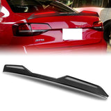 W-Power ABS STP-Style Rear Trunk Lip Duckbill Spoiler Wing with LED Sequential Light For 2011-2018 Volkswagen Jetta Mk6 - Carbon Fiber Look