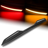 W-Power ABS STP-Style Rear Trunk Lip Duckbill Spoiler Wing with LED Sequential Light For 2011-2018 Volkswagen Jetta Mk6 - Carbon Fiber Look
