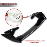 ST-Style ABS Rear Trunk Lip Duckbill Spoiler Wing with LED Sequential Light For 2015-2021 Subaru WRX STi - Painted Black
