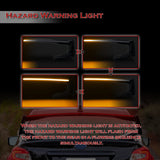 ST-Style ABS Rear Trunk Lip Duckbill Spoiler Wing with LED Sequential Light For 2015-2021 Subaru WRX STi - Painted Black