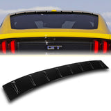 W-Power Pearl Black Rear Roof Vortex Generator Spoiler Wing For 2015 - 2023 Ford Mustang Coupe -Shark Fin Style