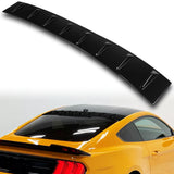 W-Power Pearl Black Rear Roof Vortex Generator Spoiler Wing For 2015 - 2023 Ford Mustang Coupe -Shark Fin Style