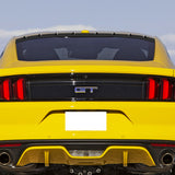 W-Power Matte Black Rear Roof Vortex Generator Spoiler Wing For 2015 - 2023 Ford Mustang Coupe -Shark Fin Style