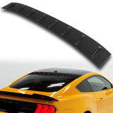 W-Power Matte Black Rear Roof Vortex Generator Spoiler Wing For 2015 - 2023 Ford Mustang Coupe -Shark Fin Style