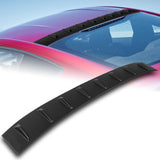 W-Power Matte Black Rear Roof Vortex Generator Spoiler Wing For 2015 - 2023 Ford Mustang Coupe -Shark Fin Style