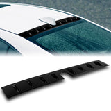 Pearl Black Rear Roof Vortex Generator Spoiler Wing For 2022 2023 2024 2025 Subaru WRX -Shark Fin Style