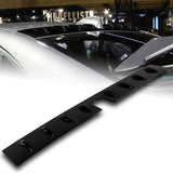 Pearl Black Rear Roof Vortex Generator Spoiler Wing For 2022 2023 2024 2025 Subaru WRX -Shark Fin Style