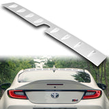 Pearl White Rear Roof Vortex Generator Spoiler Wing For 2022 2023 2024 Subaru BRZ / Toyota GR86 -Shark Fin Style