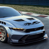 Universal Black Vinyl Flying Eagle Graphics Car Hood Sticker Car Auto Body Sticker