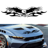 Universal Black Vinyl Flying Eagle Graphics Car Hood Sticker Car Auto Body Sticker