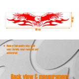 Universal Red Vinyl Flying Eagle Graphics Car Hood Auto Body Sticker