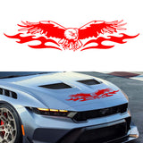 Universal Red Vinyl Flying Eagle Graphics Car Hood Auto Body Sticker