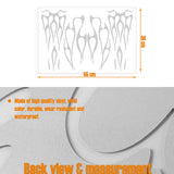 Universal Stripes Flame Style Car Sticker Graphics Decal Body Side Skirt Decor