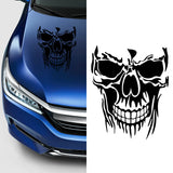 Evil Skull Decal Car Truck Window Black Vinyl Skull Sticker Scary Skeleton