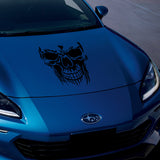 Evil Skull Decal Car Truck Window Black Vinyl Skull Sticker Scary Skeleton