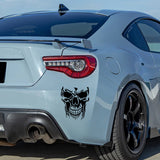 Evil Skull Vinyl Decal Car Truck Window Black Skull Sticker Scary Skeleton