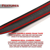 For 2015–2021 Subaru WRX STi Rear Trunk Tailgate Cover Trim -Real Carbon Fiber
