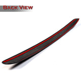 For 2015–2021 Subaru WRX STi Rear Trunk Tailgate Cover Trim -Real Carbon Fiber
