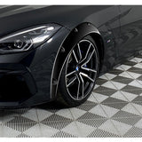 890 mm Universal Flexible Extra-Wide Wheel Fender Flares 4 Pieces -Painted Black