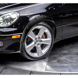 890 mm Universal Flexible Extra-Wide Wheel Fender Flares 4 Pieces -Painted Black