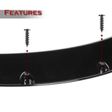 890 mm Universal Flexible Extra-Wide Wheel Fender Flares 4 Pieces -Painted Black