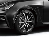 890 mm Universal Flexible Extra-Wide Wheel Fender Flares 4 Pieces -Painted Black