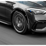 890 mm Universal Flexible Extra-Wide Wheel Fender Flares 4 Pieces -Painted Black