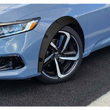 890 mm Universal Flexible Extra-Wide Wheel Fender Flares 4 Pieces -Carbon Fiber Style Painted