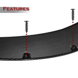 890 mm Universal Flexible Extra-Wide Wheel Fender Flares 4 Pieces -Carbon Fiber Style Painted