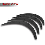 890 mm Universal Flexible Extra-Wide Wheel Fender Flares 4 Pieces -Matte Black