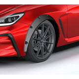 890 mm Universal Flexible Extra-Wide Wheel Fender Flares 4 Pieces -Matte Black