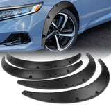 890 mm Universal Flexible Extra-Wide Wheel Fender Flares 4 Pieces -Matte Black