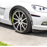 890 mm Universal Flexible Extra-Wide Wheel Fender Flares 4 Pieces -Matte Black