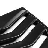 For 2011 - 2021 Dodge Charger ABS Side Window Louvers Scoop Sun Shade Covers Vent -Black