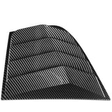 For 2018 - 2023 Kia Stinger ABS Side Window Louvers Scoop Sun Shade Covers Vent -Carbon Fiber Look