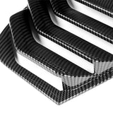 For 2018 - 2023 Kia Stinger ABS Side Window Louvers Scoop Sun Shade Covers Vent -Carbon Fiber Look