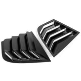 For 2018 - 2023 Kia Stinger ABS Side Window Louvers Scoop Sun Shade Covers Vent -Black