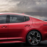 For 2018 - 2023 Kia Stinger ABS Side Window Louvers Scoop Sun Shade Covers Vent -Black