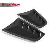 For 2003 - 2008 Nissan 350Z ABS Side Window Louvers Scoop Sun Shade Covers Vent -Carbon Fiber Look