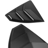For 2022 - 2026 Subaru WRX 4-DR/Sedan ABS Side Window Louvers Scoop Sun Shade Covers Vent -Black