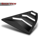 For 2022 - 2026 Subaru WRX 4-DR/Sedan ABS Side Window Louvers Scoop Sun Shade Covers Vent -Black