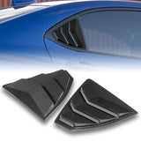 For 2022 - 2026 Subaru WRX 4-DR/Sedan ABS Side Window Louvers Scoop Sun Shade Covers Vent -Carbon Fiber Look