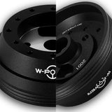 W-Power Short Hub Steering Wheel Adapter 6-Bolt - Fits Chevrolet Corvette Cobalt Silverado, GMC Sierra, Cadillac CTS - Black