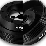 W-Power Short Hub Steering Wheel Adapter 6-Bolt - Fits Dodge Avenger / SRT-4, Chevrolet Camaro / Cavalier / Corvette, GMC Yukon / Suburban, Jeep Wrangler / Grand Cherokee -Black