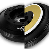 W-Power Short Hub Steering Wheel Adapter 6-Bolt - Fits Toyota Celica / Land Cruiser, Lexus IS300 / IS250 / IS-F / GS300 / GS350 -Black