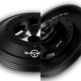 W-Power Short Hub Steering Wheel Adapter 6-Bolt  - Fits 2012-2019 BMW F30 F32 F22 F15 - Black