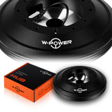 W-Power Short Hub Steering Wheel Adapter 6-Bolt  - Fits 2012-2019 BMW F30 F32 F22 F15 - Black