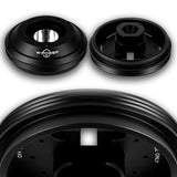 W-Power Short Hub Steering Wheel Adapter 6-Bolt - Fits Ford Mustang / Focus / Fiesta / Mazda 3 -Black