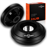 W-Power Short Hub Steering Wheel Adapter 6-Bolt - Fits Ford Mustang / Focus / Fiesta / Mazda 3 -Black